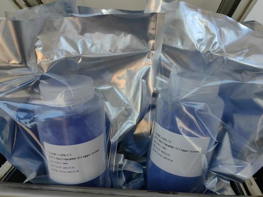 Reduz as rugas de forma eficaz  Cas 89030-95-5 Cosmético Tripeptídeo de cobre-1