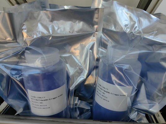 Reduz as rugas de forma eficaz GHK Cu Cas 89030-95-5 Cosmético Tripeptídeo de cobre-1