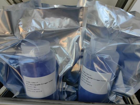 Antienvelhecimento Reduz as rugas  Copper Peptide Powder CAS 89030-95-5