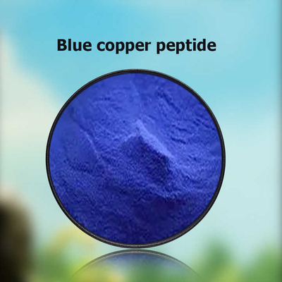 Bom Preço Grade Cosmético Ghk-Cu Tripeptídeo de Cobre Antienvelhecimento CAS 49557-75-7