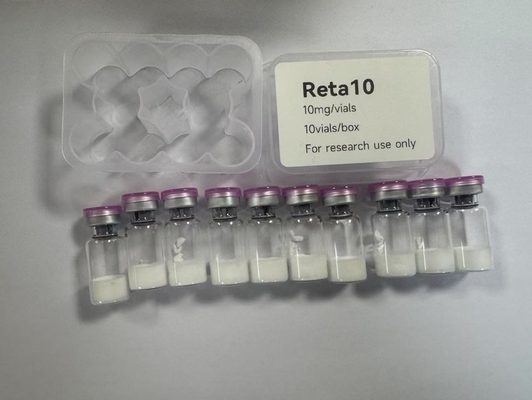 Suplemento de musculação Retatrutida de alta pureza, agonista de peptídeo GLP-1 GIP