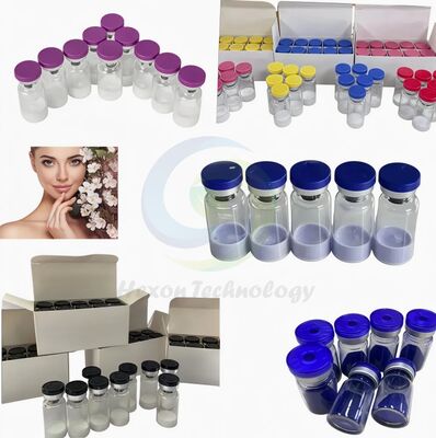 Pó de Peptídeo de Cobre Copper Tripeptide 1 de Alta Pureza para Inovação em Cuidados com a Pele, Ingrediente Cosmético de Cobre Tripeptídeo-1, Complexo Azul Estável, Grau de Pesquisa ≥99%
