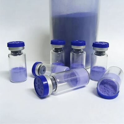 Peptídeo de cobre de qualidade cosmética GHK-Cu 100 mg frascos liofilizados para desenvolvimento de fórmulas antienvelhecimento