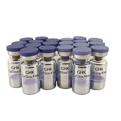 Pesquisa GHK-Cu Peptido de Cobre Vial liofilizado 100 mg Para Peptido Cosmético