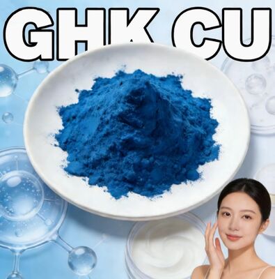 Pó de GHK-Cu de Alta Pureza CAS 89030-95-5 Peptídeo de Cobre para Cuidados com a Pele Antienvelhecimento