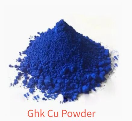 Pó de GHK-Cu de Alta Pureza CAS 89030-95-5 Peptídeo de Cobre para Cuidados com a Pele Antienvelhecimento