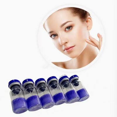 Péptido de cobre antienvelhecimento Copper Tripeptide 1 pó CAS 49557-75-7 para formulações cosméticas