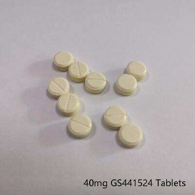 Comprimidos veterinários GS-441524 40mg para Cat FIP ​​Suporte Fórmula Antiviral Oral Administração Diária Estável