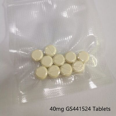 40 mg GS-441524 Comprimidos orais para peritonite infecciosa felina Fórmula antiviral veterinária estável