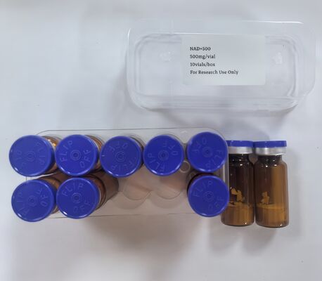 Violos liofilizados de alta pureza NAD+ 500 mg NAD pó injetável para energia e apoio antienvelhecimento