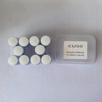 Pó de peptídeo de cobre GHK-Cu de alta pureza para pesquisa cosmética Tripeptídeo de cobre-1 ingrediente excelente fórmula compatibilidade pó azul estável