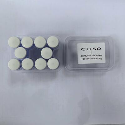 GHK-Cu de alta pureza em pó de peptídeo de cobre para cuidados com a pele Inovação Tripeptídeo-1 de cobre Ingrediente cosmético Complexo de peptídeo azul Material de pesquisa estável